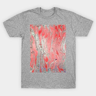 Marble pink grey T-Shirt